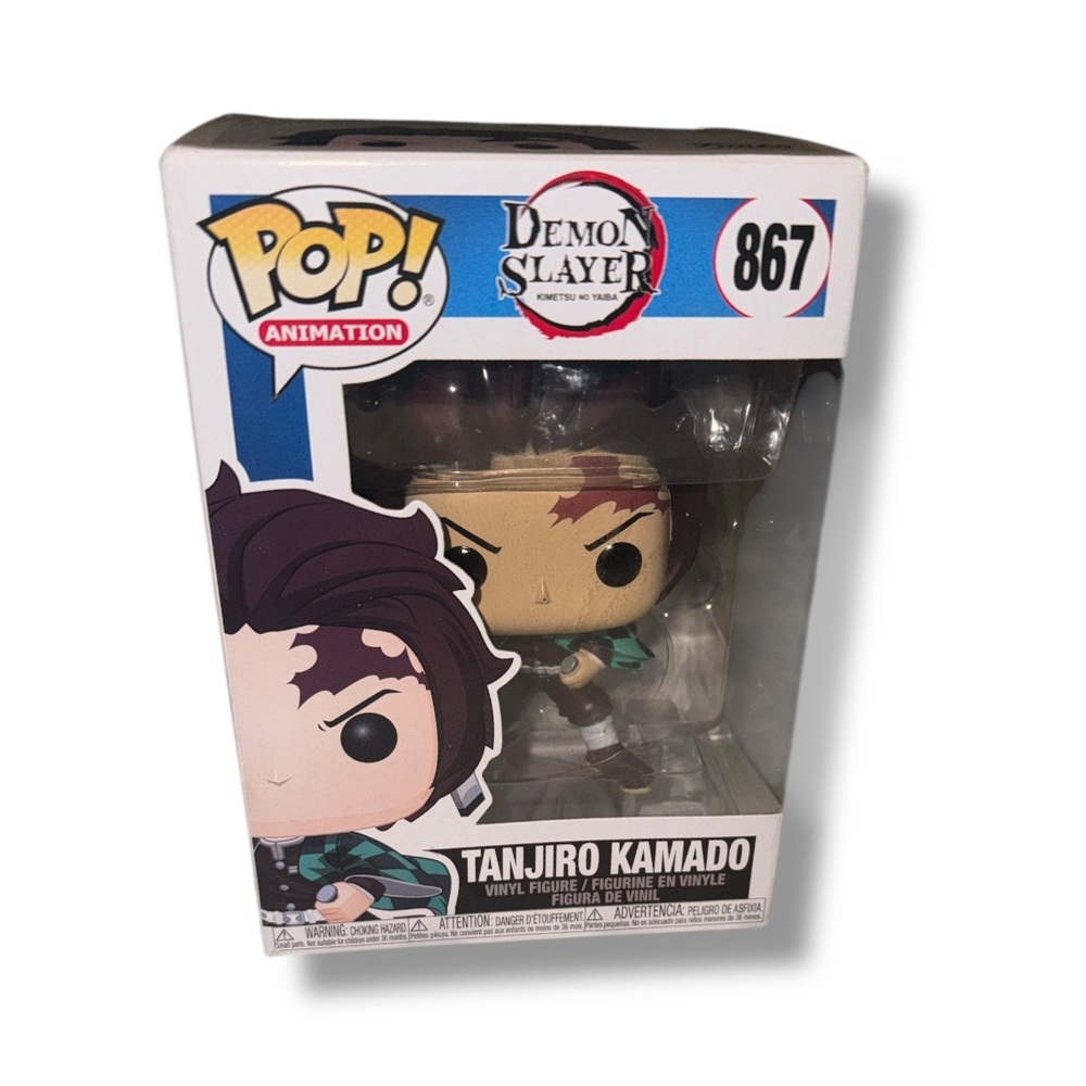 FUNKO POP! Tanjiro Kamado #867 Animation Demon Slayer Vinyl Figure